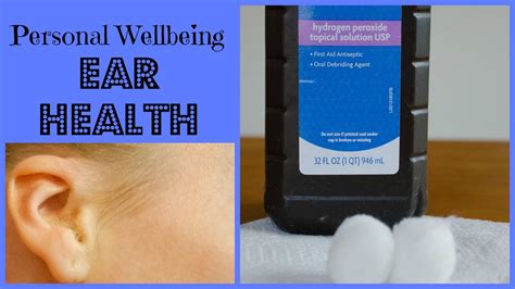 It softens and breaks down the wax, facilitating easy removal. Clean Your Ears With Hydrogen Peroxide | Ear Health ...