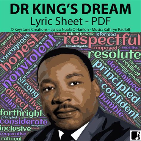 Dr Kings Dream Grades K 7 ~ Curriculum Poem L Martin Luther King