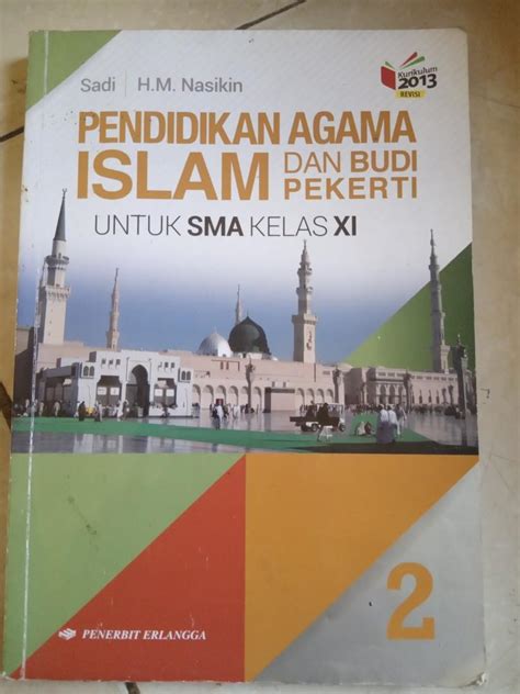Buku Agama Islam Kelas Penerbit Erlangga Kurikulum Berbagai Buku
