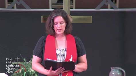Pastoral Prayer Rev Jessica Wright Fumc Allen 07 05 2020 Youtube