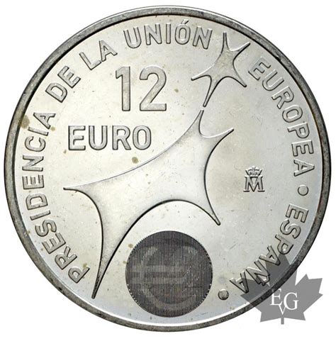 Euro Espagne 2002 12 Euro Argent