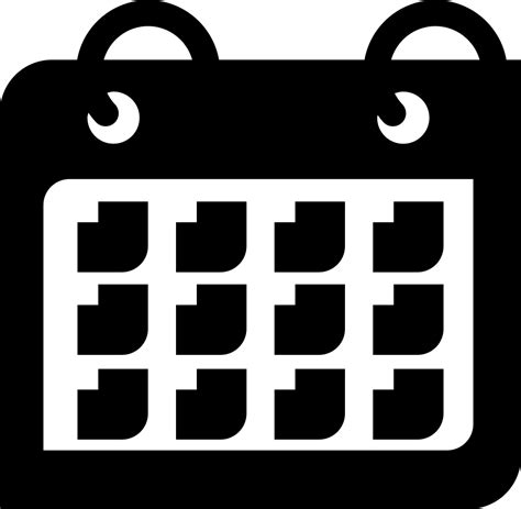 Calendar Month Svg Png Icon Free Download 64936 Onlinewebfontscom