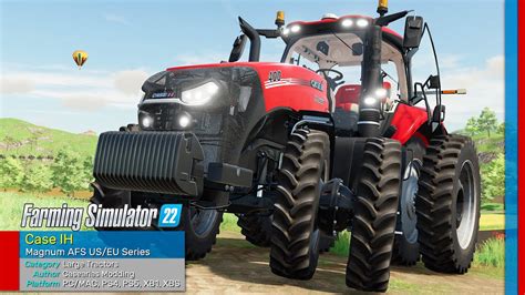 Fs22 Case Ih Magnum Afs Useu Series Farming Simulator 22 Mods