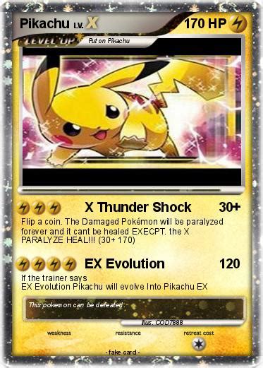Discard this card if another stadium card comes into play. Pokémon Pikachu GX 2 2 - X Thunder Shock - My Pokemon Card
