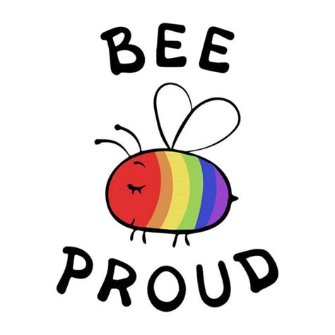 Bee Proud Pocket Pride Lgbt Rainbow Svg Lgbt Svg Inspire Uplift