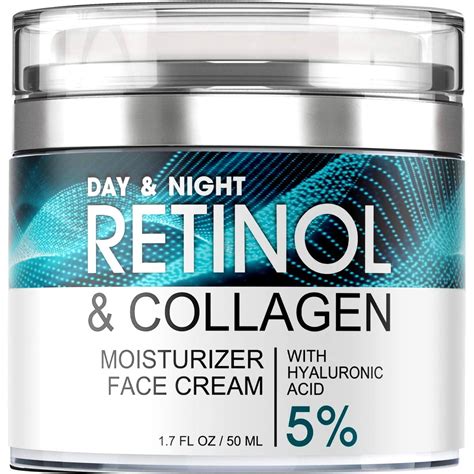 Retinol Cream For Face Facial Moisturizer With Hyaluronic Acid And