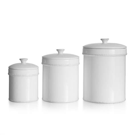 White Kitchen Canisters Sets