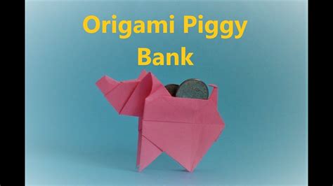 Origami Piggy Bank Youtube