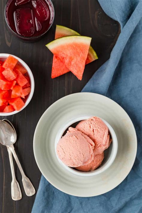 Watermelon Sorbet Recipe Baked By An Introvert