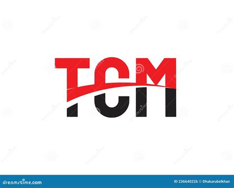 Tcm Letter Initial Logo Design Vector Illustration Stock Vector