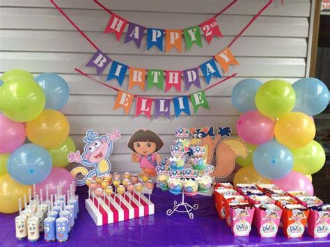 Dora The Explorer Birthday Party Ideas Photo 1 Of 12 Invitaciones
