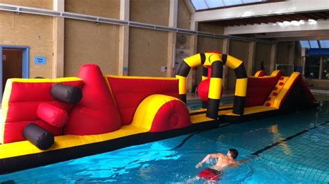 Aqua Runs And Wet Side Swimming Pool Inflatables Airspace Solutions