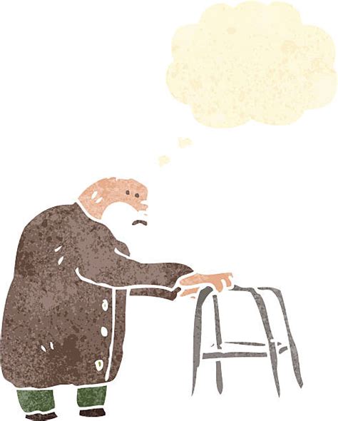 Old Man Thinking Clip Art Illustrations Royalty Free Vector Graphics