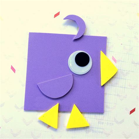 Little Family Fun: Shape Bird - Educational Craft