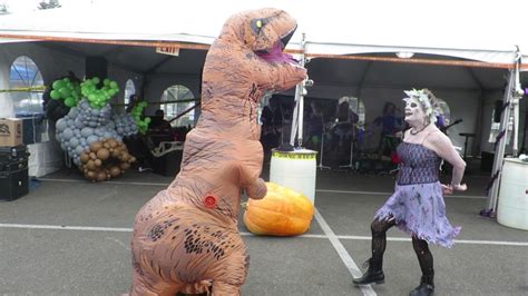 Dino Dancing At Zombie Fest NW YouTube