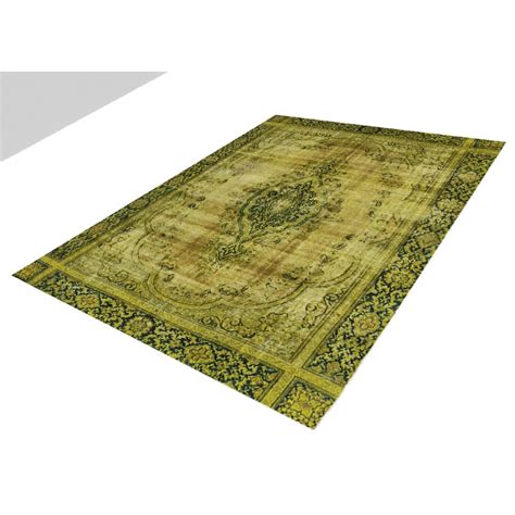 Teppich sital vintage grün 230 x 160 cm. Grün Handgesponnene Wolle Vintage Teppich 390 X 278