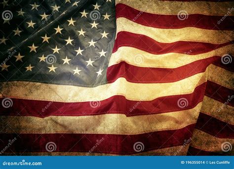 Grunge American Flag Stock Photo Image Of Freedom Democracy 196355014