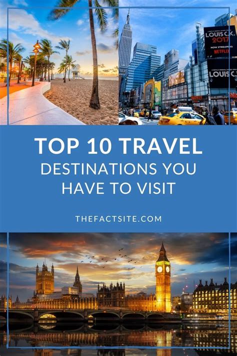 Top 10 Travel Destinations You Have To Visit The Fact Site