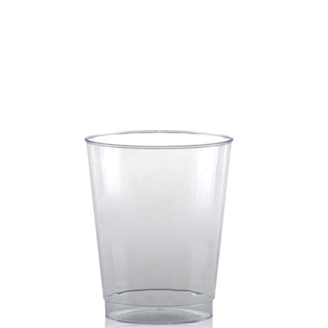 8 Oz Clear Fluted Plastic Cups