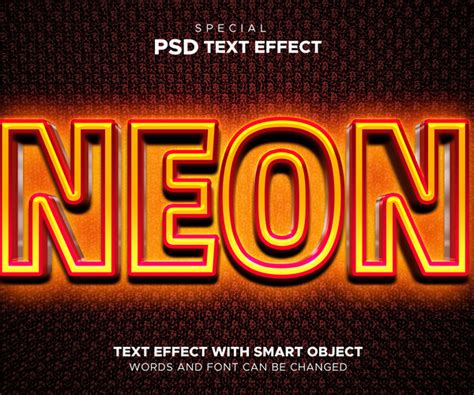 Artstation 3d Neon Psd Fully Editable Text Effect Layer Style Psd
