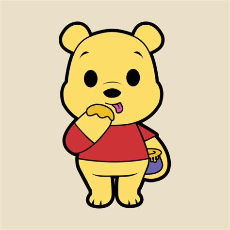 Winnie The Pooh Cute Chibi Winnie The Pooh T Shirt Teepublic