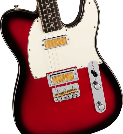 Fender Gold Foil Telecaster Electric Guitar In Candy Apple Burst