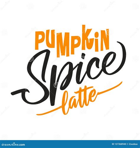 Pumpkin Spice Latte Stock Vector Illustration Of November 127368940