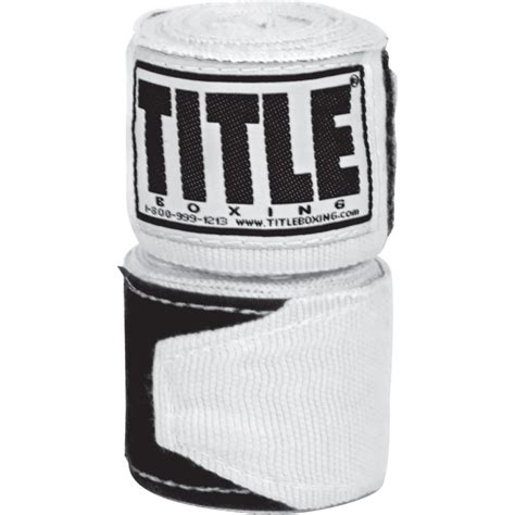 Title Boxing 180 Semi Elastic Mexican Handwraps White