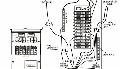 6-circuit Transfer Switch Wiring Diagram