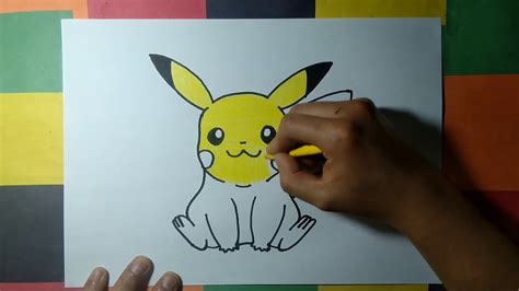 Dibujando A Pikachu Paso A Paso Drawing Pikachu Step By Step Youtube