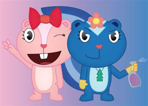 Giggles And Petunia By Wopter On Deviantart Happy Tree Friends