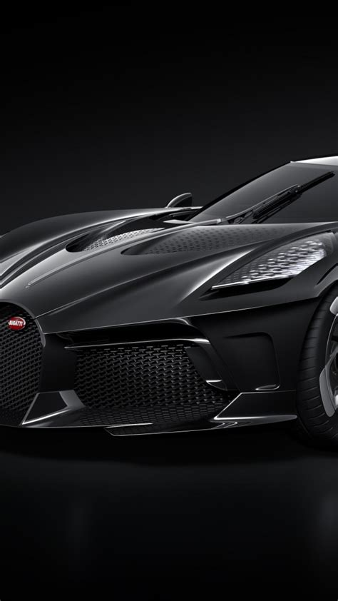 Обои Bugatti La Voiture Noire Geneva Motor Show 2019