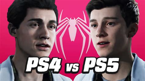 Marvels Spider Man Ps4 Vs Ps5 Comparison Youtube