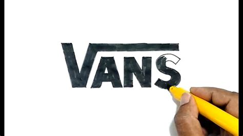 How To Draw The Vans Logo Youtube
