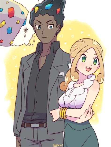 Viola And Grant Pokemon And More Drawn By Moyori Danbooru