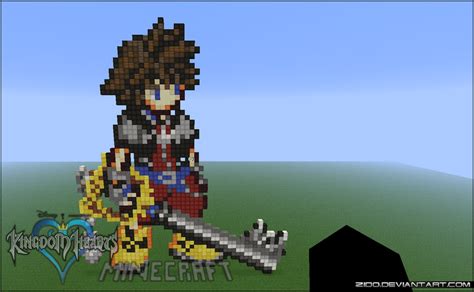 Sora Minecraft Version By Zido On Deviantart