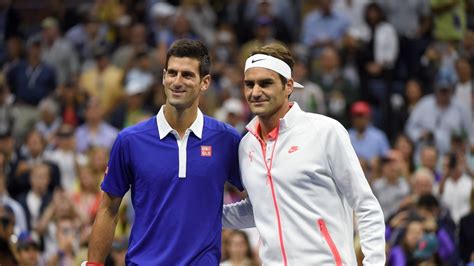 Atp World Tour Finals Roger Federer And Novak Djokovic In Action