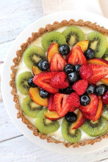 Vegan Fresh Fruit Tart With Lemon Cream That Is Simple But Something