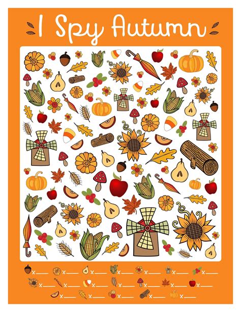 Fall Puzzles Printable