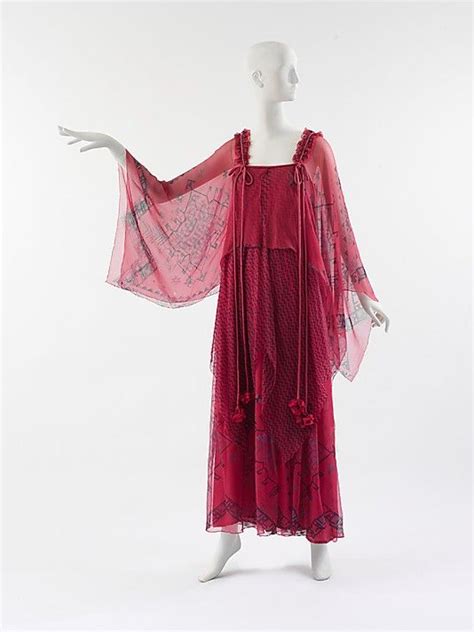 evening dress zandra rhodes british born 1940 1972 british silk fashion dresses