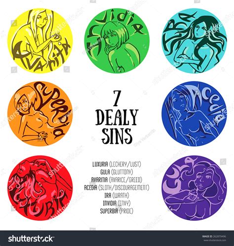 7 Deadly Sins Ancient Symbols