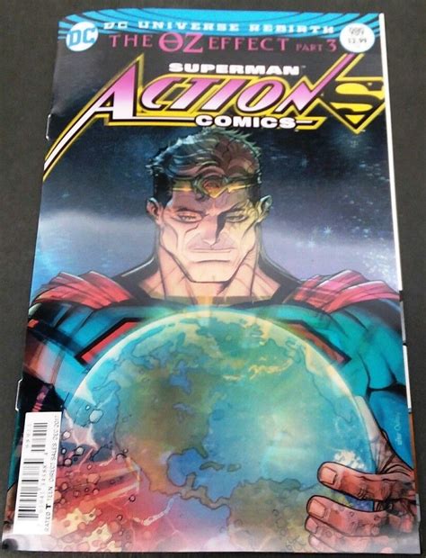 Action Comics 2016 989 Nm Lenticular Cover Oz Effect Part 3