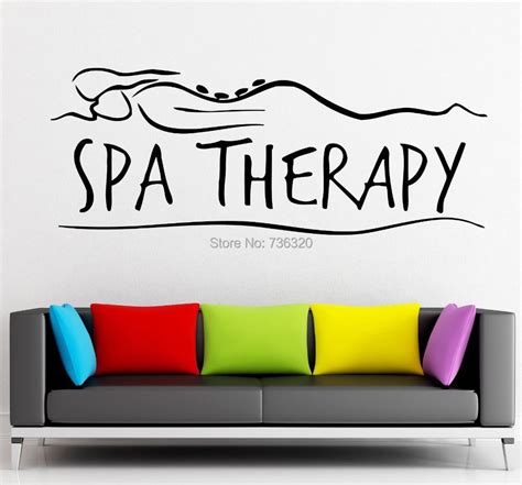 buy fashiion massage shop vinyl wall decal spa beauty salon wall sticker