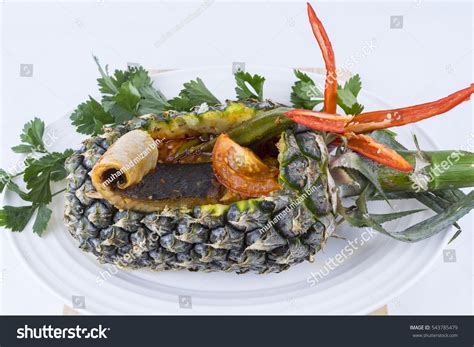 Traditional Dishes Stingray Called Asam Pedas Stock Photo 543785479
