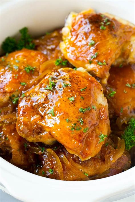 cooker slow chicken apricot recipes thighs recipe crockpot easy dinner pot delicious savory dinneratthezoo zoo crock healthy sauce pork orange