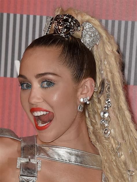 Miley Cyrus At The 2015 MTV Video Music Awards In August 2015 See