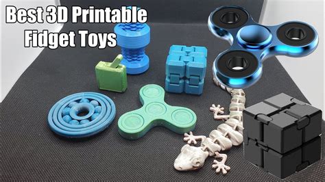 Top Six 3d Printable Fidget Toys W Timelapses And Demos Youtube