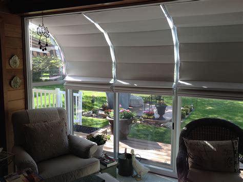 The beauty of the diy blinds process is you get exactly what you want and you can set them up our motors come preprogrammed to your specification, no professional help needed. 5-bay sunroom, our shades made with Sunbrella, Thinsulate ...