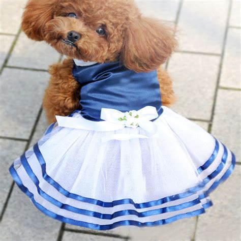 Pet Puppy Dog Princess Costume Apparel Clothes Dog Cat Bow Tutu Dress