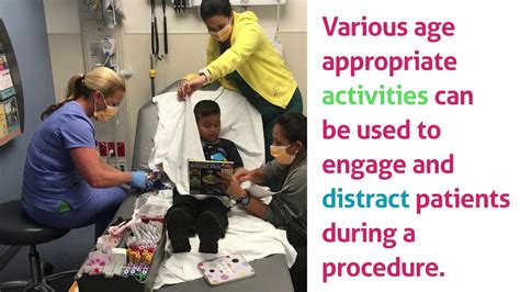 Child Life Specialists Use Distraction Techniques During Medical